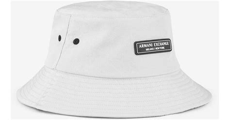 armani hats replica|Armani exchange bucket hat.